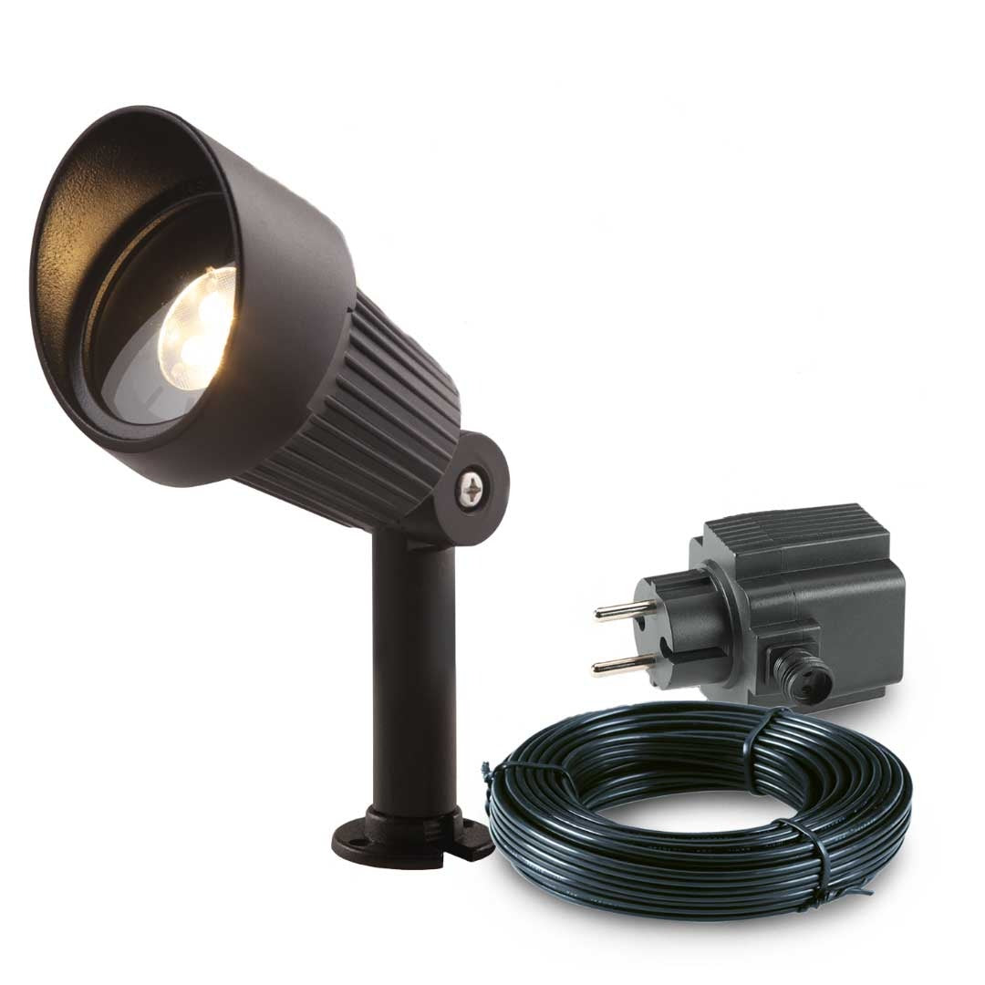 1x LED grond spot - 12V - 3 watt - complete set 1x LED grond spot - 12V - 3 watt - complete set